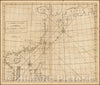Historic Map - A Chart of the Coast of China From Cambodia to Nanquam with Part of Japan, 1728, John Senex - Vintage Wall Art