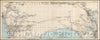 Historic Map - Thomas Elders' Expedition durch Inner-Australien von Beltana im Osten bis Perth im/Map,route taken by Ernest Giles across Australia, 1876 - Vintage Wall Art