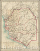 Historic Map - Map of Sierra Leone (Provisional Issue), 1898, British Intelligence Division, War Office - Vintage Wall Art