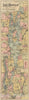 Historic Map - Map of Lake Champlain, 1892, Seneca Ray Stoddard - Vintage Wall Art
