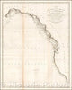 Historic Map - (West Coast of North America) Carte de la Partie de la Cote Nord-Ouest de l'Amerique Reconnue pendant/Pacific Coast of North America, 1800 - Vintage Wall Art