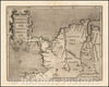 Historic Map - (First Map of Colombia) Castilia Aurifera Cum Vicinis Provinciis/Example of Cornelis Wytfliet's Map of Colombia, Panama and Venezuela, 1597 - Vintage Wall Art