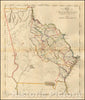 Historic Map - The State of Georgia, 1814, Mathew Carey - Vintage Wall Art