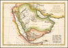 Historic Map - Arabie, Mer Rouge, et Golfe Persique/Map of Saudi Arabia, the Red Sea, Persian Gulf, 1780, Rigobert Bonne - Vintage Wall Art