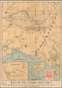 Historic Map - of the Yukon Gold Belt Showing The New Discoveries and the Routes Thereto (From The Latest Information) (with Levi Strauss & Co. Advertising), 1897 - Vintage Wall Art