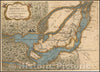 Historic Map - The Isles of Montreal as they have been Survey'd, 1761, London Magazine v2