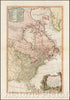 Historic Map - The United States of North America with the British Dominions on that Continent, 1794, Laurie & Whittle - Vintage Wall Art