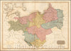 Historic Map - Prussian Dominions, 1815, John Pinkerton - Vintage Wall Art
