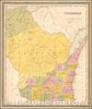 Historic Map - Wisconsin, 1846, Samuel Augustus Mitchell - Vintage Wall Art