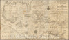 Historic Map - A New and Correct Chart of the Trading Part of the West Indies Sold, 1730, Thomas Page - Vintage Wall Art