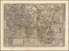 Historic Map - Asia Partiu Orbis Maxima, 1598, Matthias Quad - Vintage Wall Art