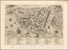 Historic Map - Costantinopoli, 1570, Claudio Duchetti - Vintage Wall Art