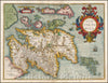 Historic Map - Scotiae Tabula, 1573, Abraham Ortelius - Vintage Wall Art