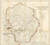 Historic Map - Yosemite National Park Showing Boundaries Established, 1906, United States Department of the Interior - Vintage Wall Art