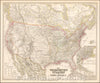 Historic Map - Die Vereinigten Staaten von Nord America nebst Canada, 1855, Heinrich Kiepert - Vintage Wall Art