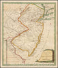 Historic Map - A New and Accurate Map of New Jersey, from the Best Authorities, 1780, Universal Magazine - Vintage Wall Art