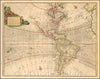 Historic Map - A New & Accurate Map of North America, 1770, Thomas Bowen - Vintage Wall Art