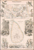 Historic Map - British Possessions in the Indian Seas. (Sri Lanka, Singapore, Penang, Malacca, Labouan, etc, 1865, Archibald Fullarton & Co. - Vintage Wall Art