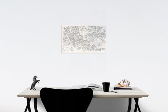 Historic Map : Business Section, City of Lynn (Massachusetts)., 1946, Vintage Wall Decor