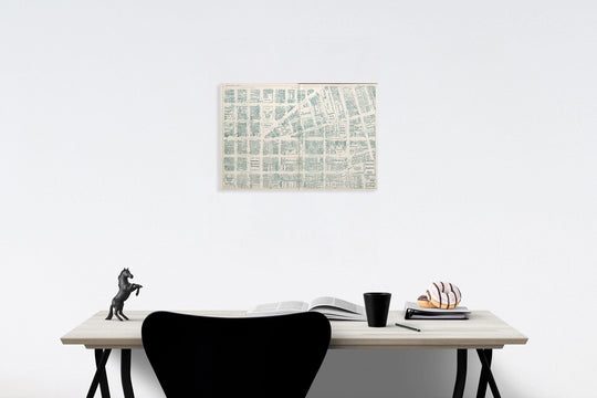 Historic Map : Business Section, City of Oakland (California)., 1952, Vintage Wall Decor