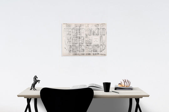 Historic Map : Scranton (Pennsylvania)., 1929, Vintage Wall Decor