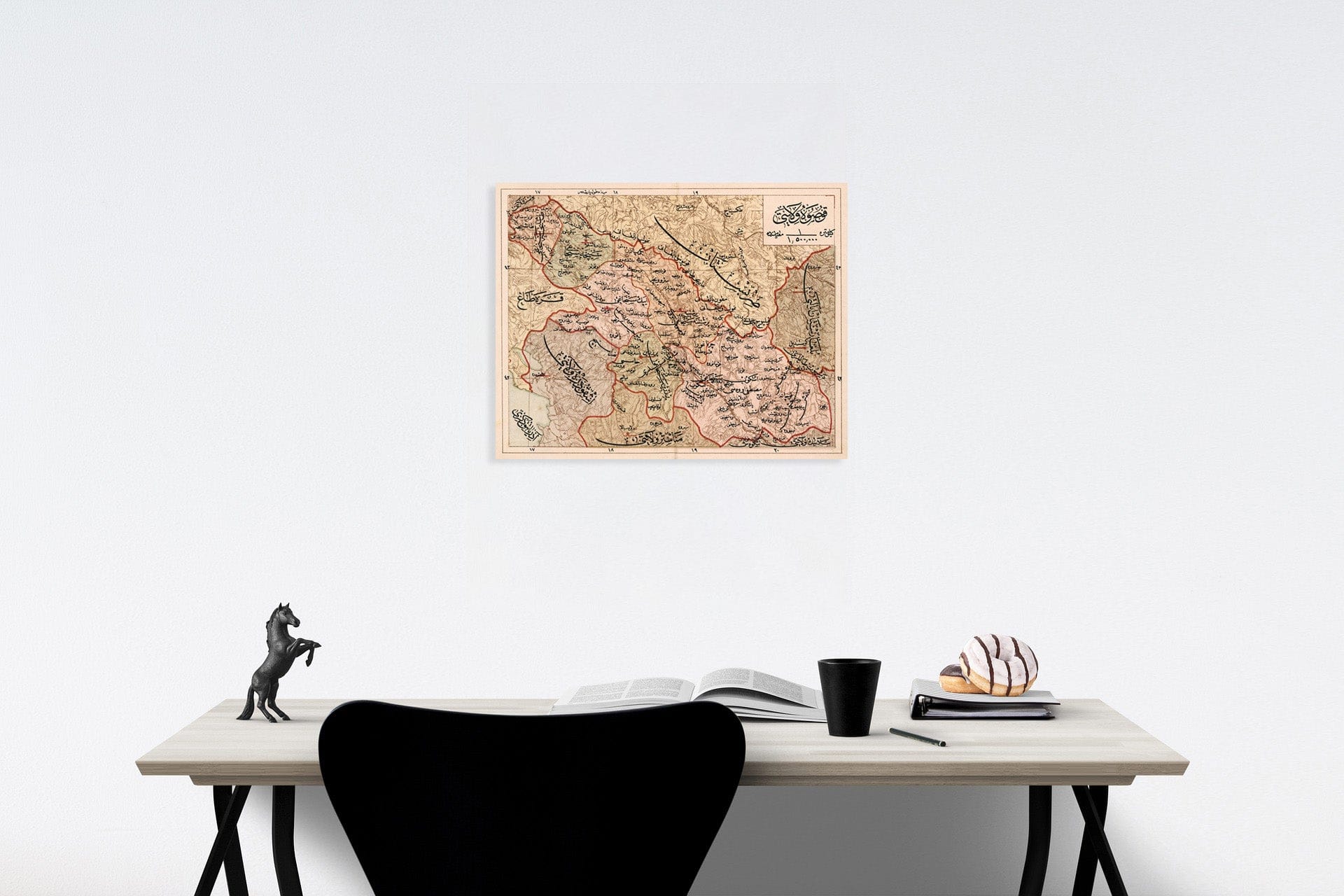 Historic Map : Ghosoh Vilayeti, 1909, Vintage Wall Decor