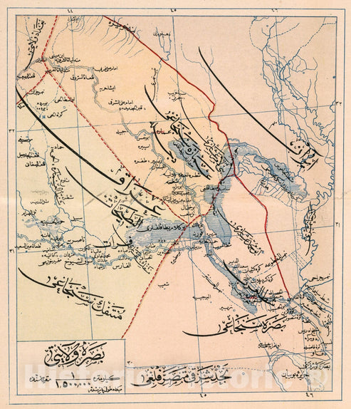 historic-map-basra-vilayeti-1909-vintage-wall-decor-historic-pictoric