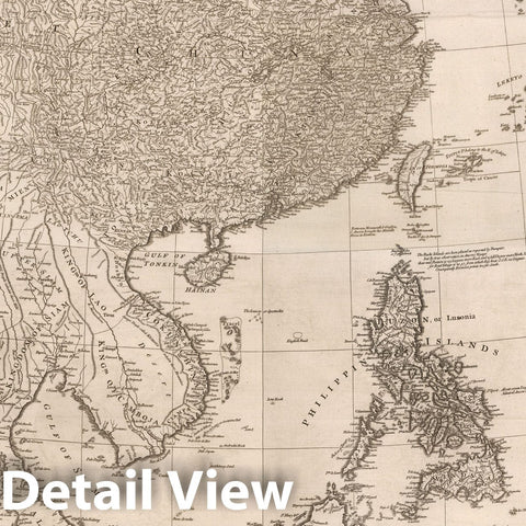 Historic Map : Composite Map: Vol. I. Asia. Part 2. Plate V-VIII., 1755, Vintage Wall Decor