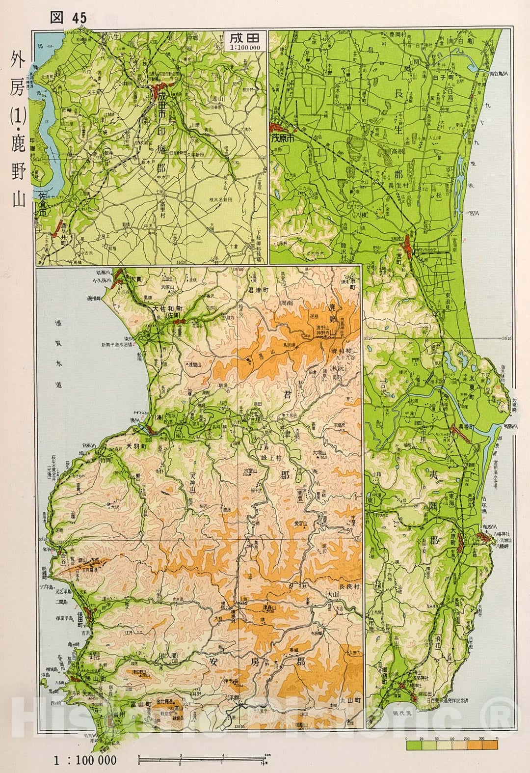 Historic Map : Sotobo (1), Kanozan, Japan, 1956, Vintage Wall Decor ...