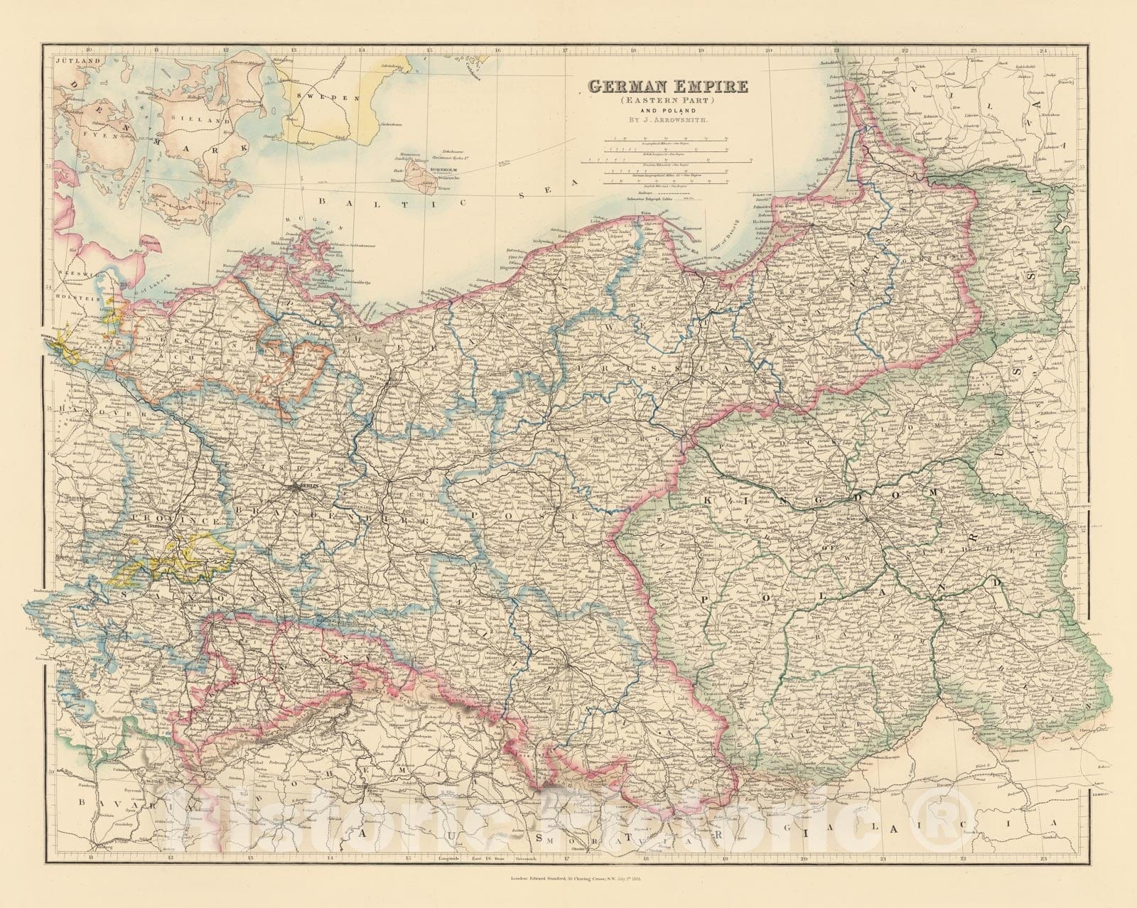 German Map Hawk German Empire Map