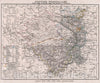 Historic Map : Provinz Westphalen nebst Lippe-Detmold, Lippe-Schaumburg und Waldeck., 1846, Vintage Wall Decor