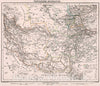 Historic Map : Westliches Hochasien., 1846, Vintage Wall Decor