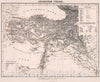 Historic Map : Asiatische Tuerkei., 1846, Vintage Wall Decor