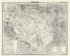 Historic Map : Text and Map: XXV. Morelos. Carta No. 29., 1874, Vintage Wall Decor