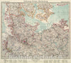 Historic Map : Schleswig - Holstein - Mecklenburg., 1945, Vintage Wall Decor