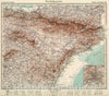 Historic Map : Nordostspanien., 1945, Vintage Wall Decor