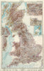 Historic Map : 36-37. Schottland und England., 1945, Vintage Wall Decor