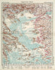 Historic Map : Aegaeisches Meer., 1945, Vintage Wall Decor