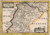 Historic Map : Le Royaume de Marroc., 1659, Vintage Wall Decor