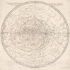 Historic Map : Gestirnten Himmels vom Nordpol bis zum thirty-eight sten Grad ., 1800, Vintage Wall Decor