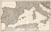 Historic Map : Erster Theil der Karte von Europa (southern sheet)., 1800, Vintage Wall Decor