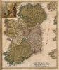 Historic Map : Irlanda., 1800, Vintage Wall Decor