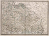 Historic Map : XII. Neueste Generalkarte von Deutschland in XXIV Blattern., 1800, Vintage Wall Decor