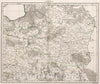 Historic Map : Ost Preussen III Bl. (eastern central sheet)., 1800, Vintage Wall Decor