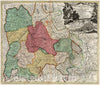 Historic Map : Delphinatus., 1716, Vintage Wall Decor