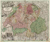 Historic Map : Helvetiorum., 1716, Vintage Wall Decor
