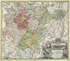 Historic Map : Principatus Gotha, Coburg et Altenburg., 1716, Vintage Wall Decor