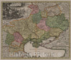 Historic Map : Ukrania seu Cosacorum., 1716, Vintage Wall Decor