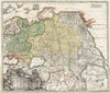 Historic Map : Imperii Moscovitici., 1716, Vintage Wall Decor