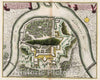 Historic Map : Belgrad oder Griechisch Weissenburg., 1716, Vintage Wall Decor